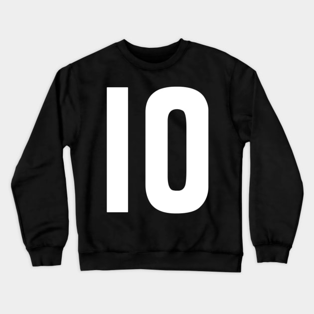 AFL Number 10 Crewneck Sweatshirt by stvieseicon